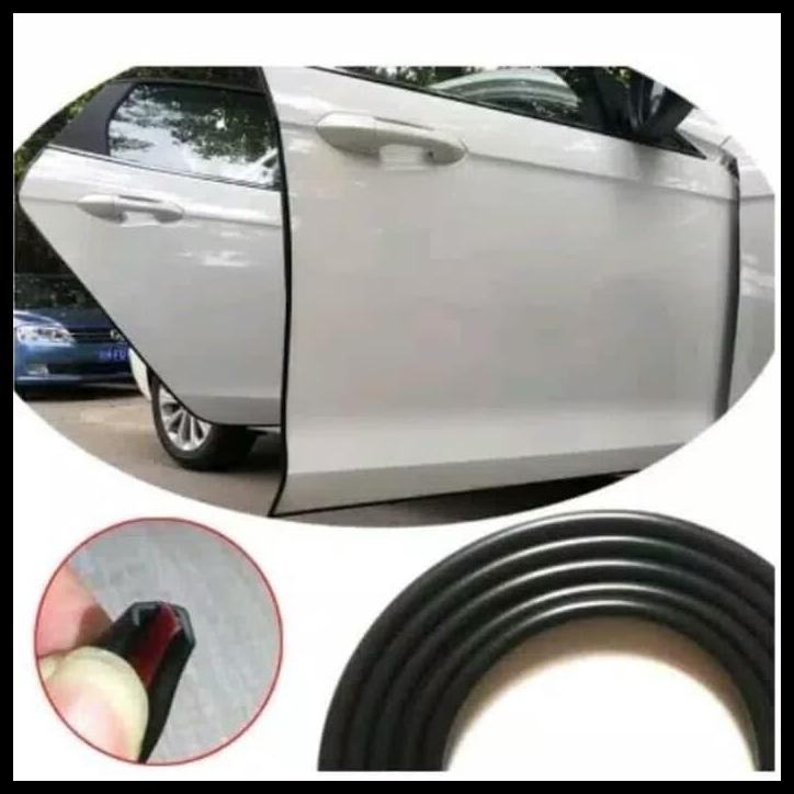 DISKON LIST PINTU KARET INTERIOR MOBIL HITAM 5 METER SIGRA 
