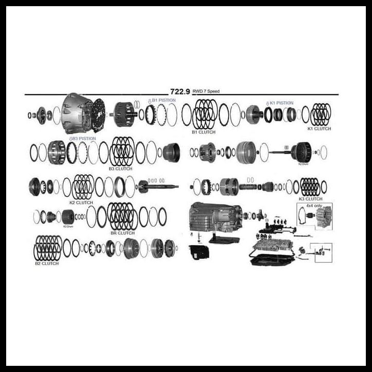 TERMURAH MERCY 7G-TRONIC 722.9 MATIC PACKING CARTER A2202710380 