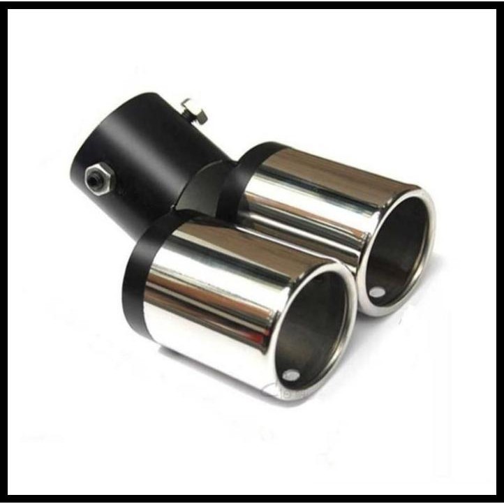 DISKON MUFFLER / BUTUT KNALPOT MOBIL DOUBLE EXHAUST RACING TOYOTA KIJANG 