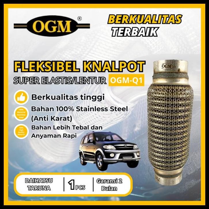 GRATIS ONGKIR OGM - FLEKSIBEL KNALPOT SUPER ELASTIS/LENTUR DAIHATSU TARUNA 