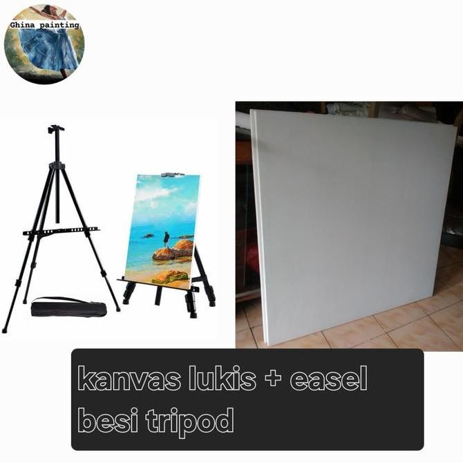 

Paket Kanvas Lukis 50X100 + Easel Besi