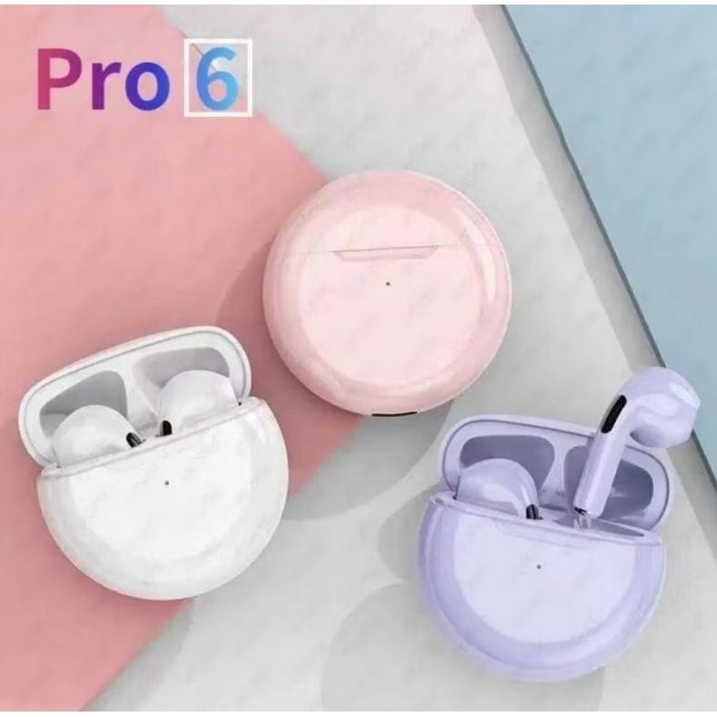 Pro 6 TWS Wireless Bluetooth Earphone Headset DiM