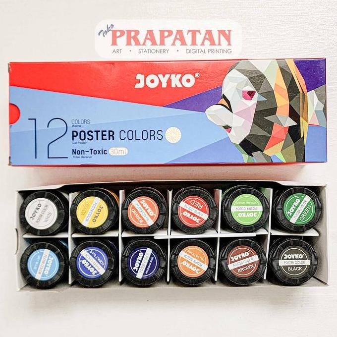

Joyko Poster Color Set 12X30Ml | Cat Poster Set