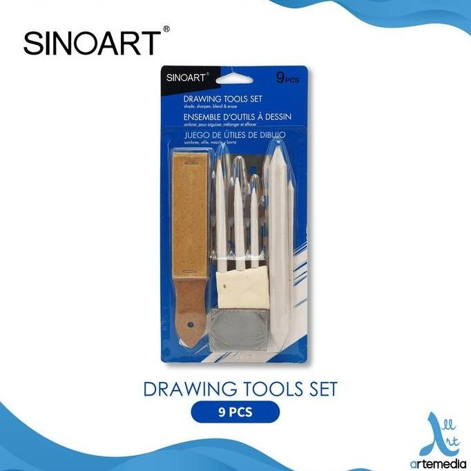 

Sinoart Drawing Tool Set 9 Paper Stump Eraser