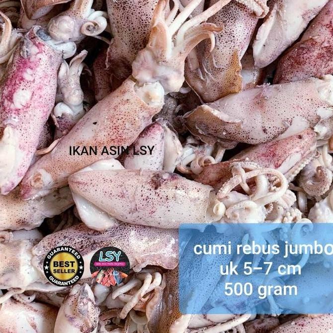 

ikan asin cumi asin rebus/ sotong rebus size jumbo 500gr