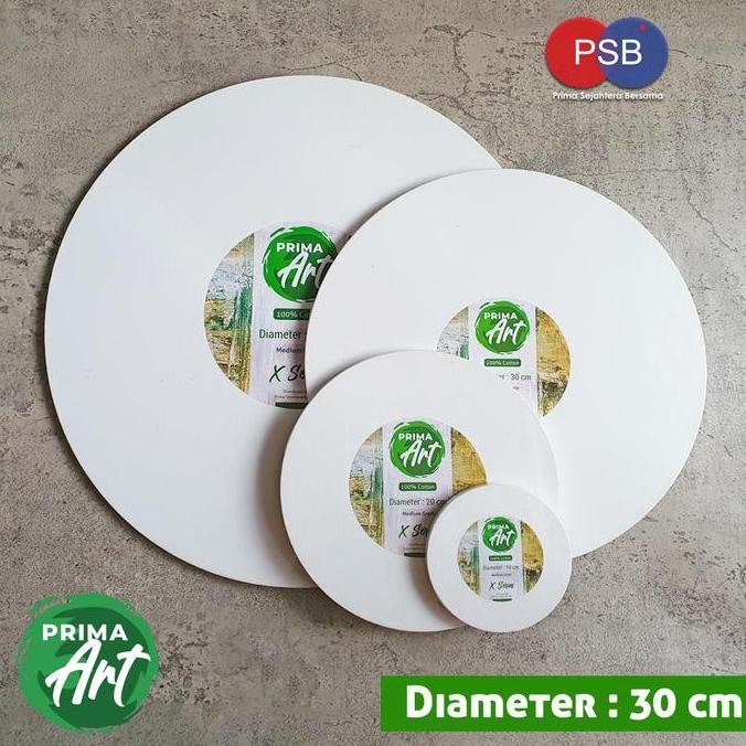 

Kanvas Lukis Lingkaran Prima Art Diameter 30 Cm / Kanvas Round 30 Cm