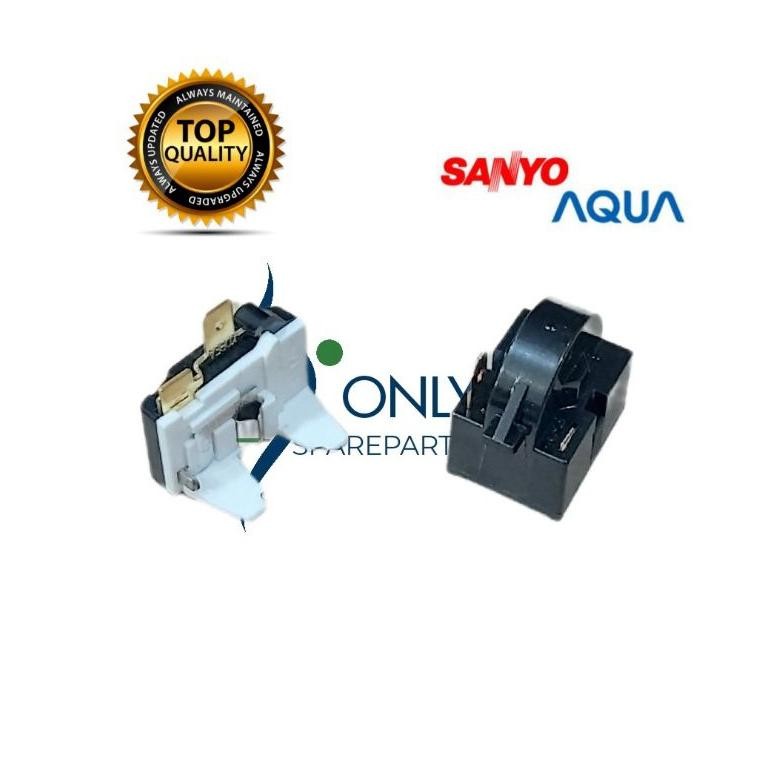 Relay ptc overload kulkas sanyo AQua 1 pintu / Relay kulkas aqua DiM