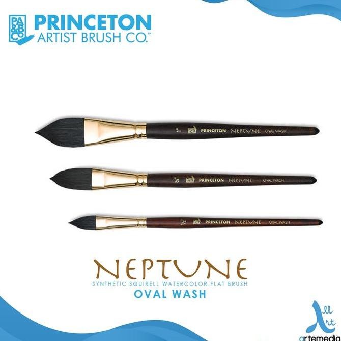 

Princeton Neptune 4750Ow Oval Wash Synthetic Watercolor Brush Kuas