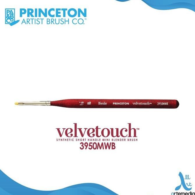 

Princeton Velvetouch 3950Mwb Mini Blender Synthetic Brush Kuas Lukis