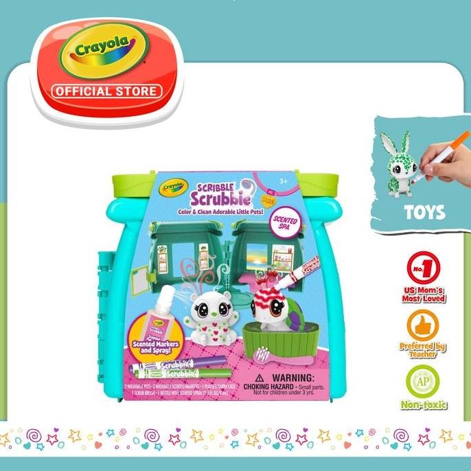 

Crayola Scribble Scrubbie Color & Clean Little Pets Scented Spa