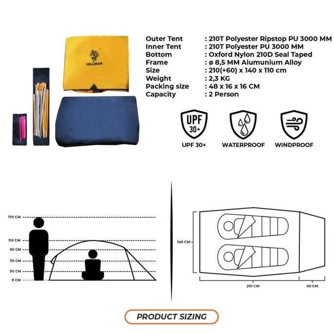 Tenda Hillman Cloud Up Smart 2 Tenda Camping Outdoor