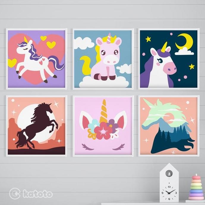 

Paint By Numbers Unicorn Series. Kuda My Little Pony Pegasus Melukis