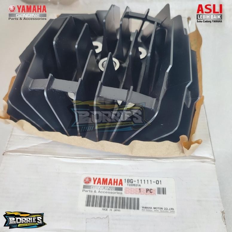 HEAD CYLINDER YZ YAMAHA ORINAL 18G-11111-01 KOP NANAS HEAD BELIMBING YZ YAMAHA