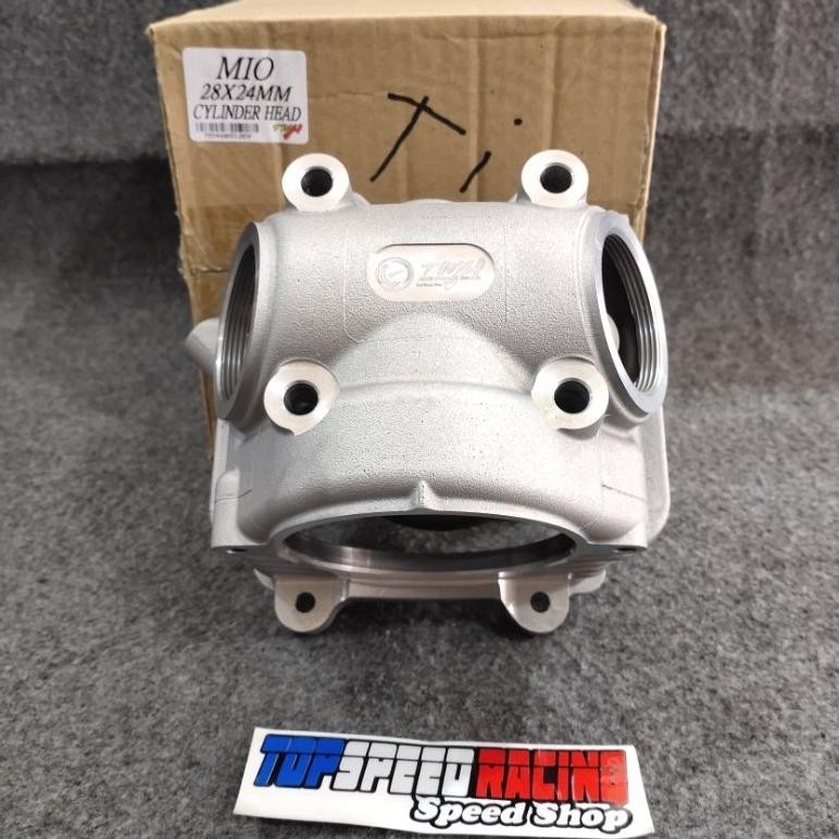 BLOK HEAD TWH CYLINDER HEAD UKURAN  KLEP 28 - 24  BUAT YAMAHA MIO / NOUVO / MIO SOUL / MIO SPORTY  /