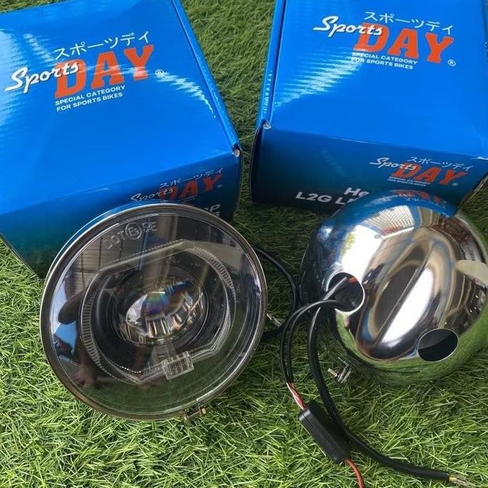 LAMPU BILED RGB SET BATOK L2G CHROME BILED DAY CB GL PNP MOTOR