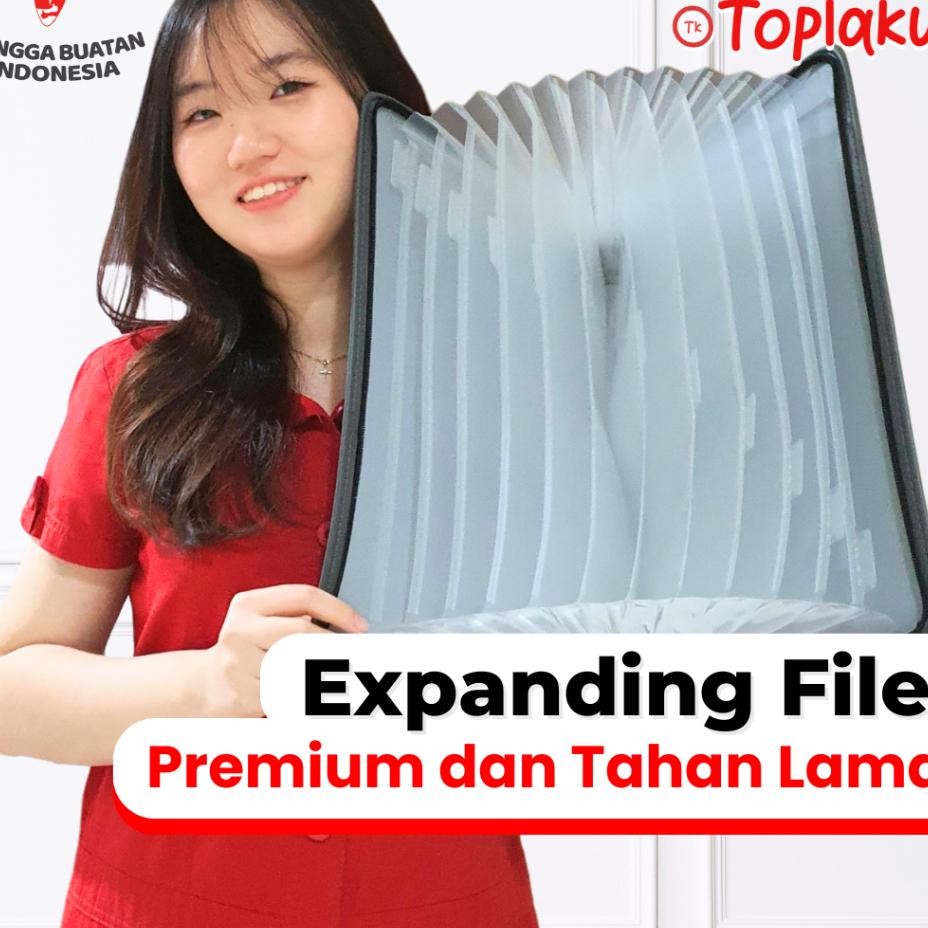 

Map Expanding File 13 Sekat Kulit Anti Air Tas Dokumen Keeper F4 Document File Tempat Berkas Penting