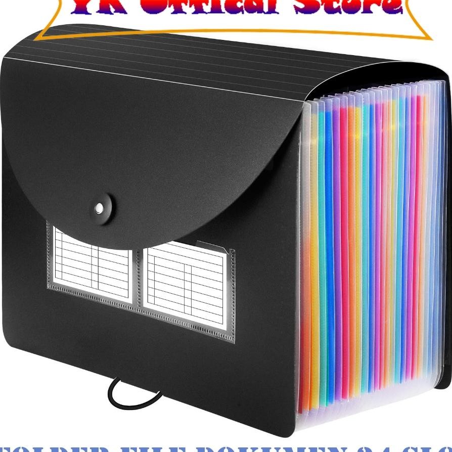 

24 Slot Folder File Dokumen Ukuran A4 File Folder Dokumen Isi A4 Folder Multilayer Portabel