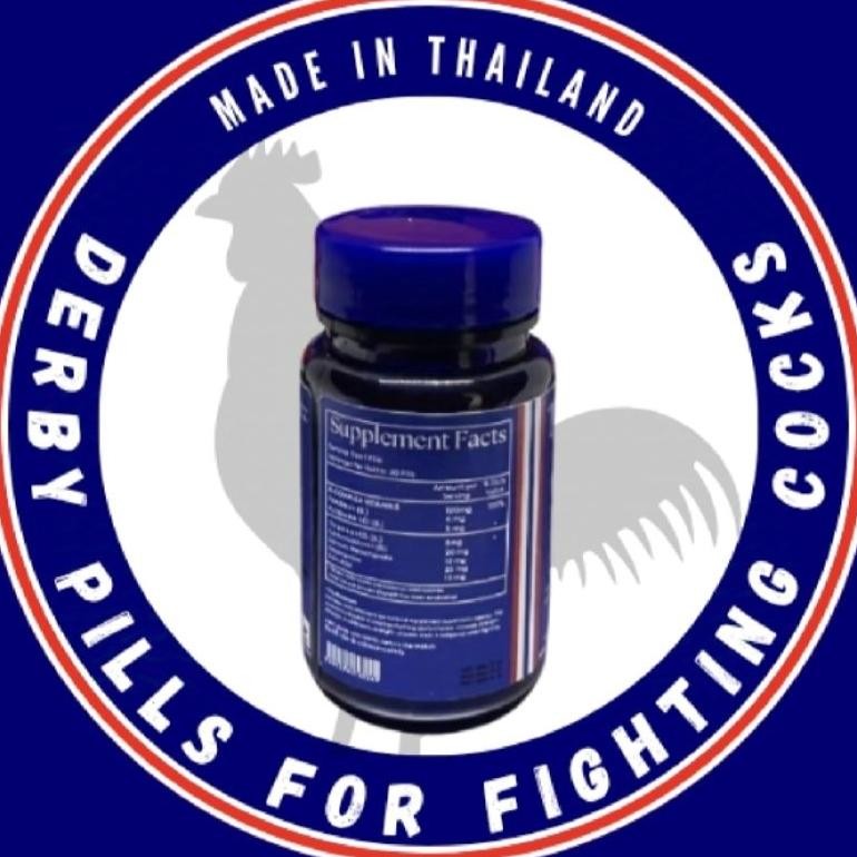 Derby Pills Doping Ayam Aduan Import Thailand Obat Ayam, Ayam Laga, Taji Ayam, Ayam Filipin