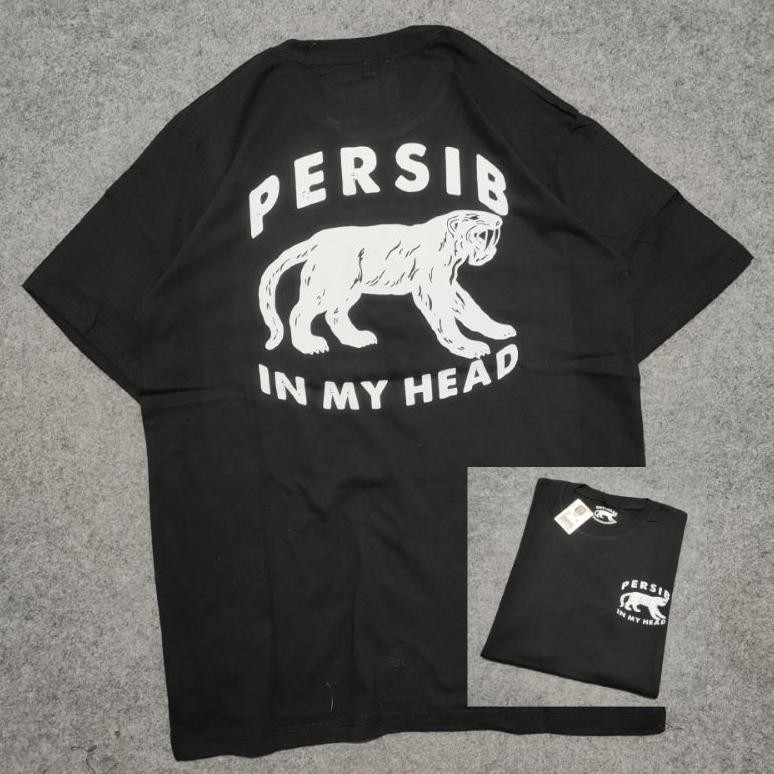 Promo Teenage Death Star X Persib In My Head T-Shirt Persib Kaos Persib Kaos Band Tds X Persib Kaos 