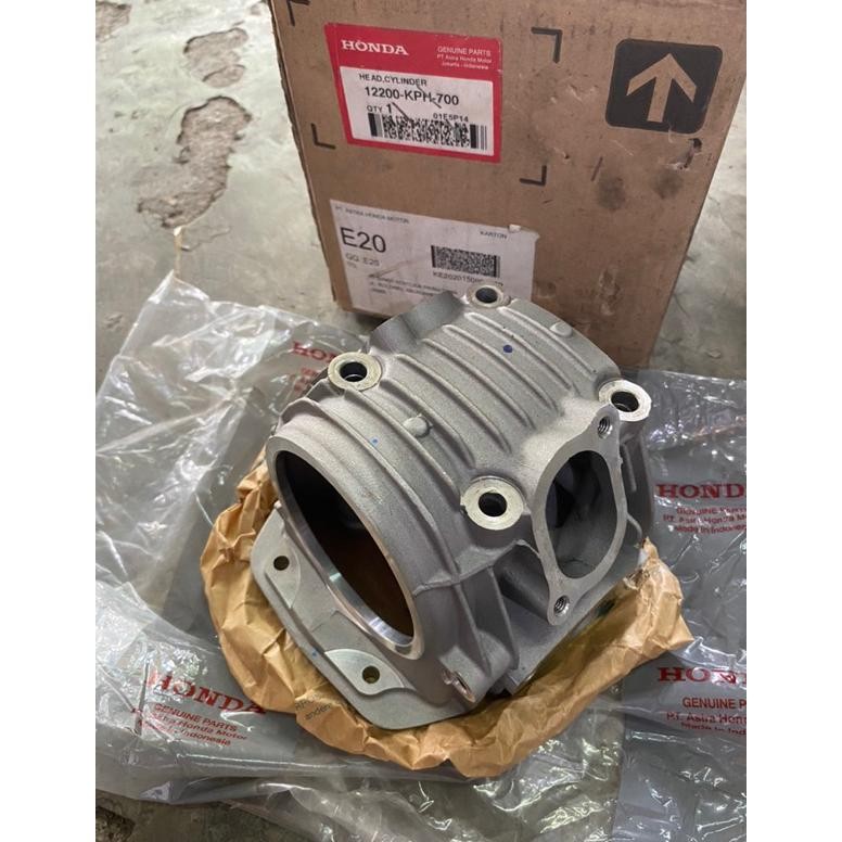 Blok Block Cylinder Kop Head Kop Buring Supra X 125 FI Injeksi (2005-2013) Orinal 12200 KPH 700 1220