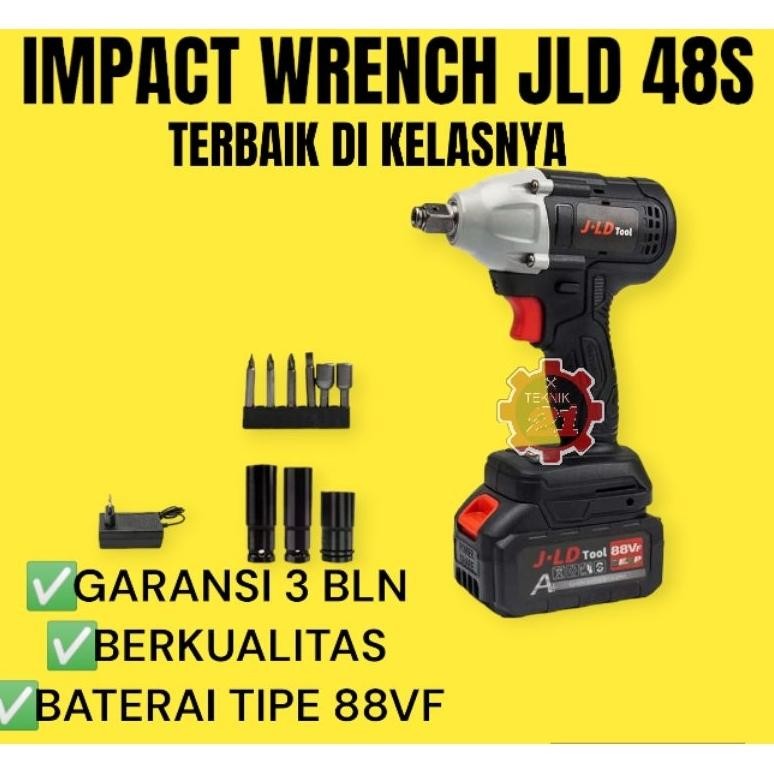 IMPACT BATERAI JLD HITAM 48 VOLT JLD IMPACT BATERAI JLD TOOL IMPEK BATERAI JLD