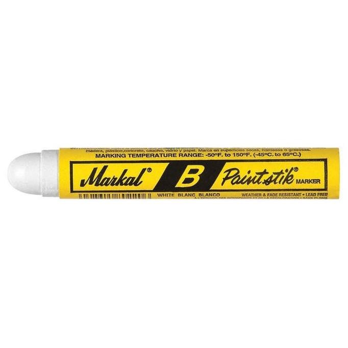 

Markal Paint Stick White Kapur Besi Marker Permanent Stick Pen Penanda Logam
