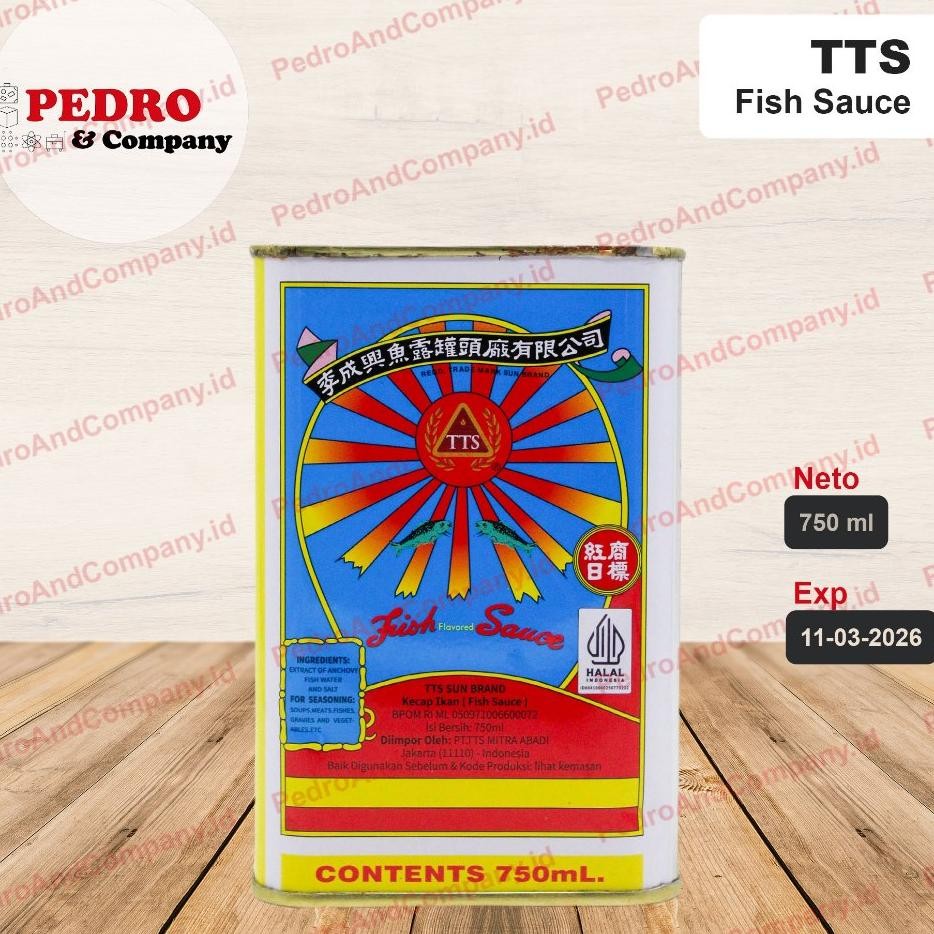 

Tts Fish Sauce Kecap Ikan Teri Asin 750 Ml Matahari Kaleng