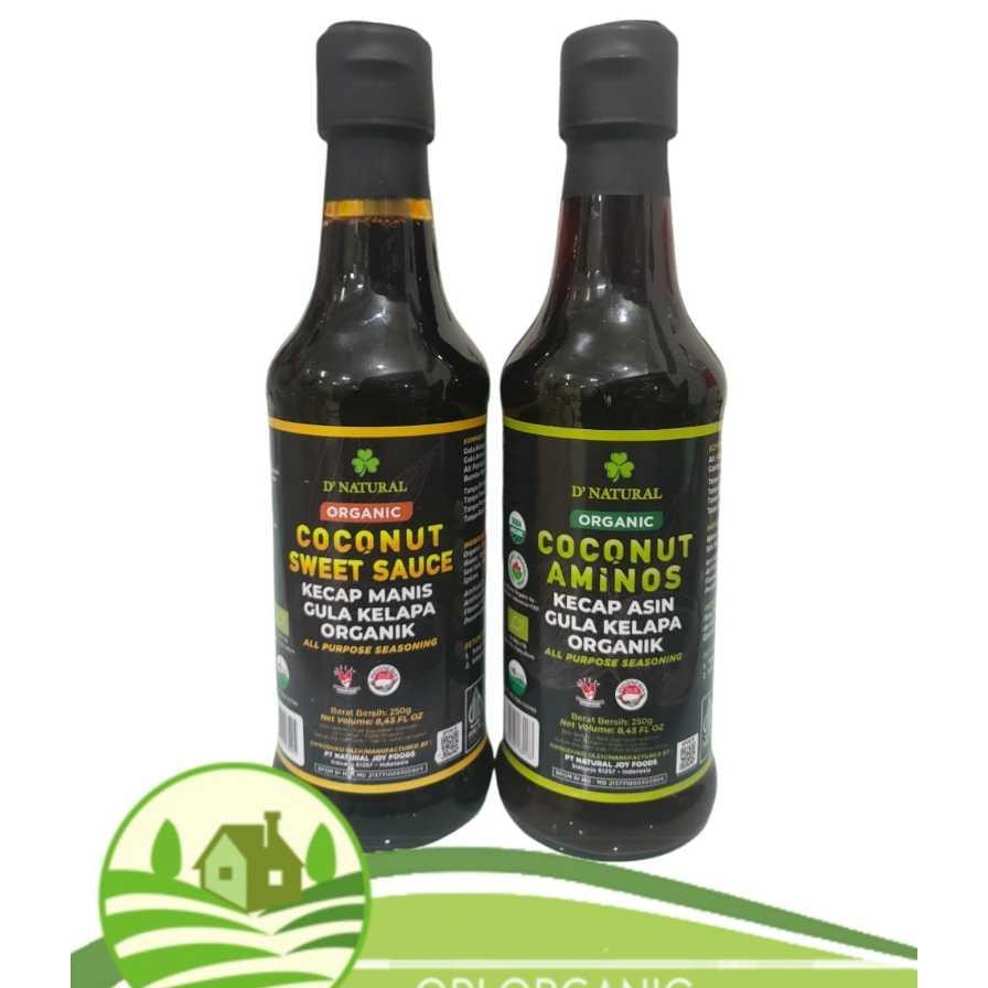 

Coconut Aminos Kecap Asin Manis Organic Dnatural 250Ml