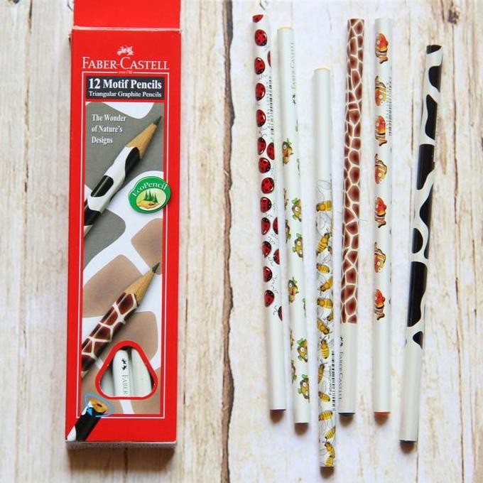 

Pensil 2B Triangular Faber Castell Motif Kartun Anak Sekolah TK SD