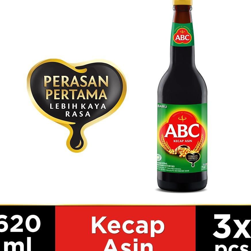 

Abc Kecap Asin 3 X 620 Ml