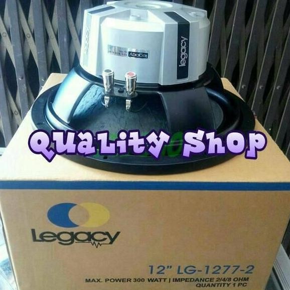 Speaker Subwoofer Legacy Lg-1277-2 12 Inch - Tipe Tertinggi Original
