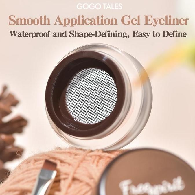 

GOGO TALES Gel Eyeliner Waterproof GT655 - Eyeliner Pensil Hitam Tahan Air BPOM