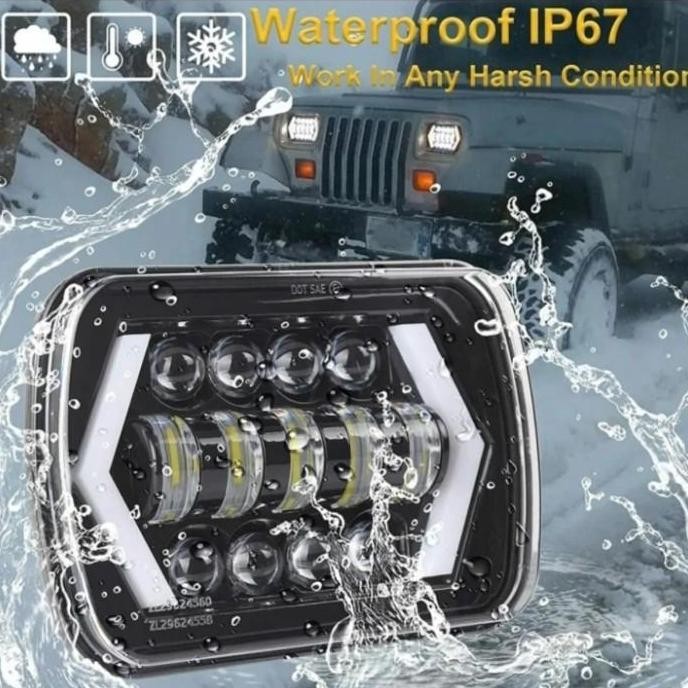 Head Lamp Katana Head lamp Feroza Head Lamp L300 Headlamp Jeep - 7inch