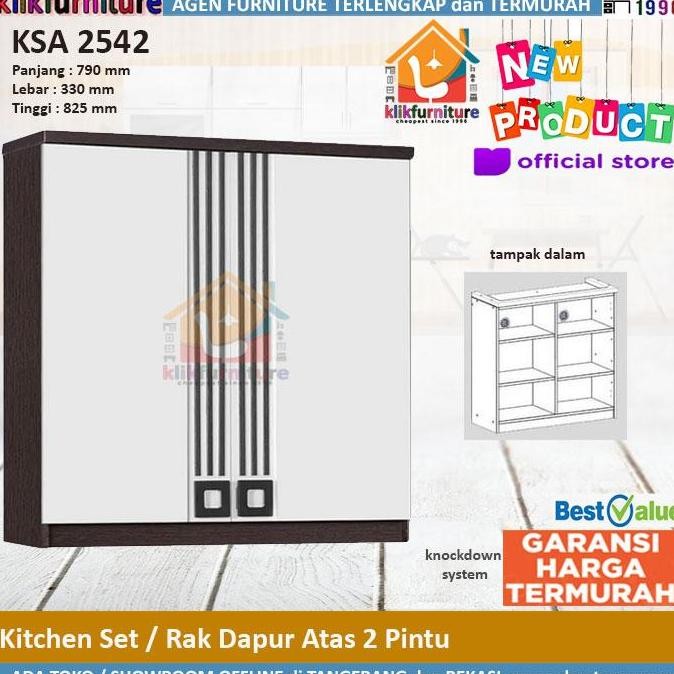 Ksa 2542 Graver Kitchen Set Pintu 2 Atas Infinity