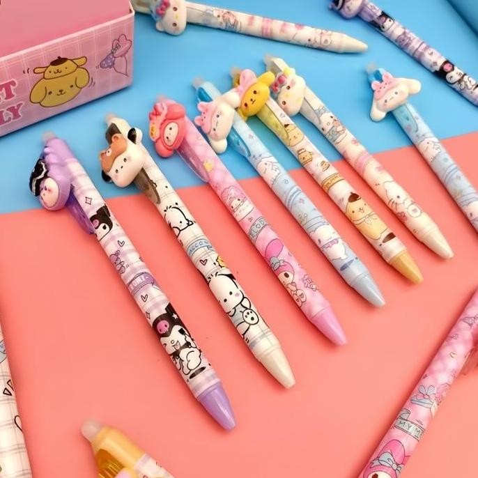 

1 Box Isi 48 Pcs Pulpen Gel Karakter Imut Pena Sanrio Pulpen Bolpoin Fancy Kekinian New Stok