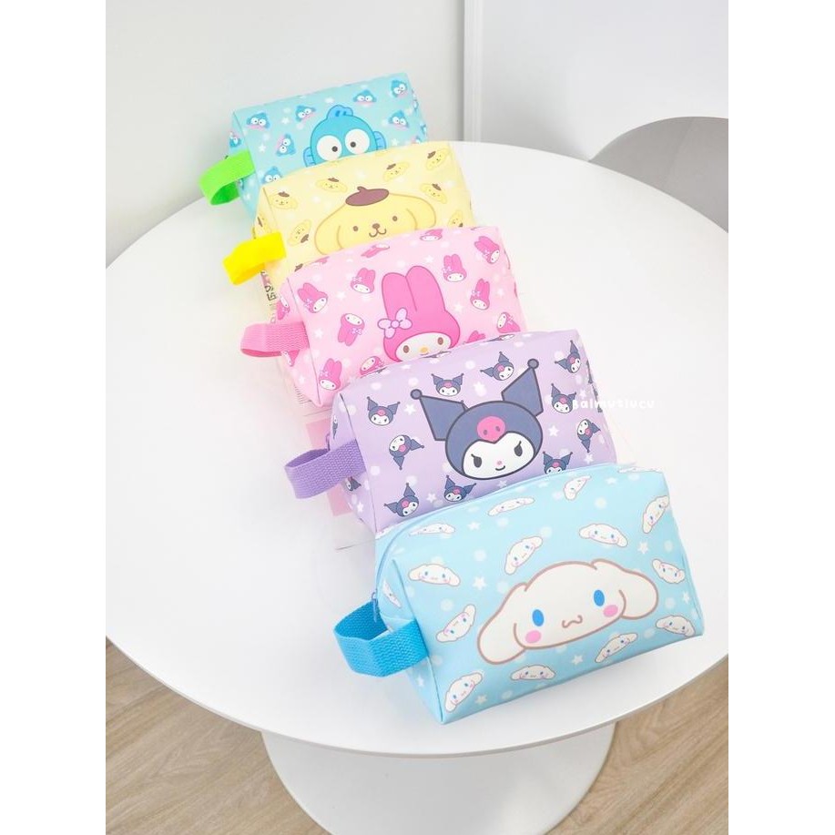 

BALMUTLUCU Pouch Case Karakter Lucu - Cinnamoroll Kuromi My Melody Tempat Make Up & Pensil