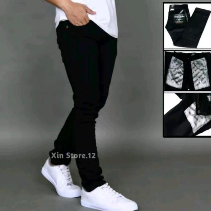 

Celana Jeans Pria Slimfit Skinny Melar Molor Denim Pensil Stretch
