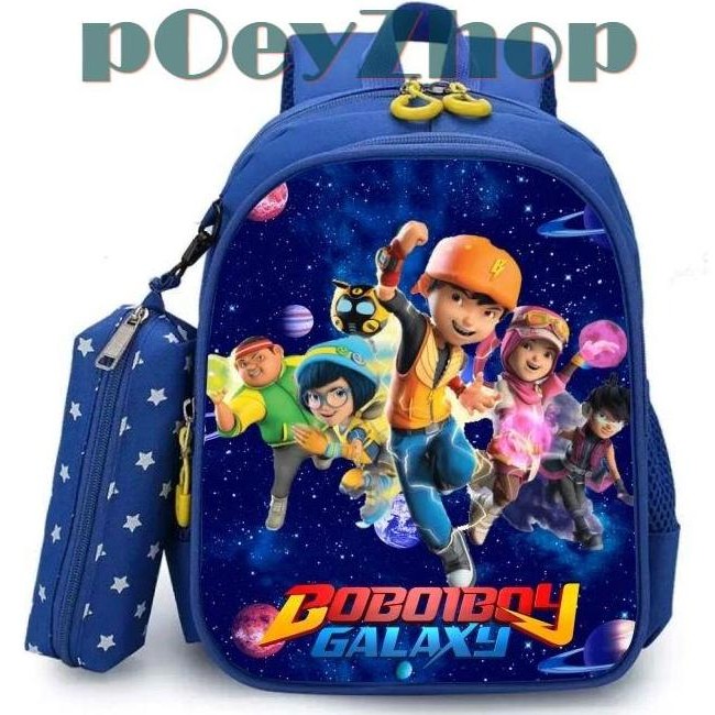 

Tas Ransel Sekolah Anak TK SD Karakter Boboiboy 2in1 Bonus Tempat Pensil