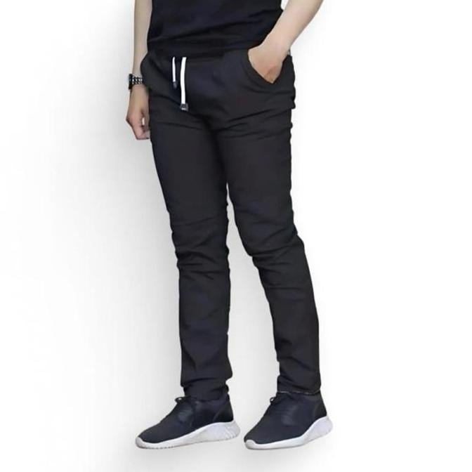 

PAKET HEMAT 3 Celana Panjang Chinos Cowok & Cewek Bawahan Slimfit Karet Pensil Casual