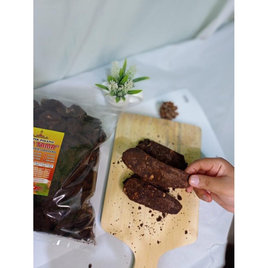 

Rkm Keripik Pisang Kepok Lampung Varian Rasa Irisan Panjang Coklat & 1Kg - Kering, Makanan, Crispy, Kripik, Manis, Food Snack