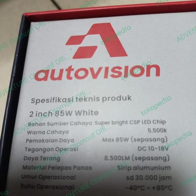 Foglamp BILED Projector Blue Lens All New YARIS GR 2-2023