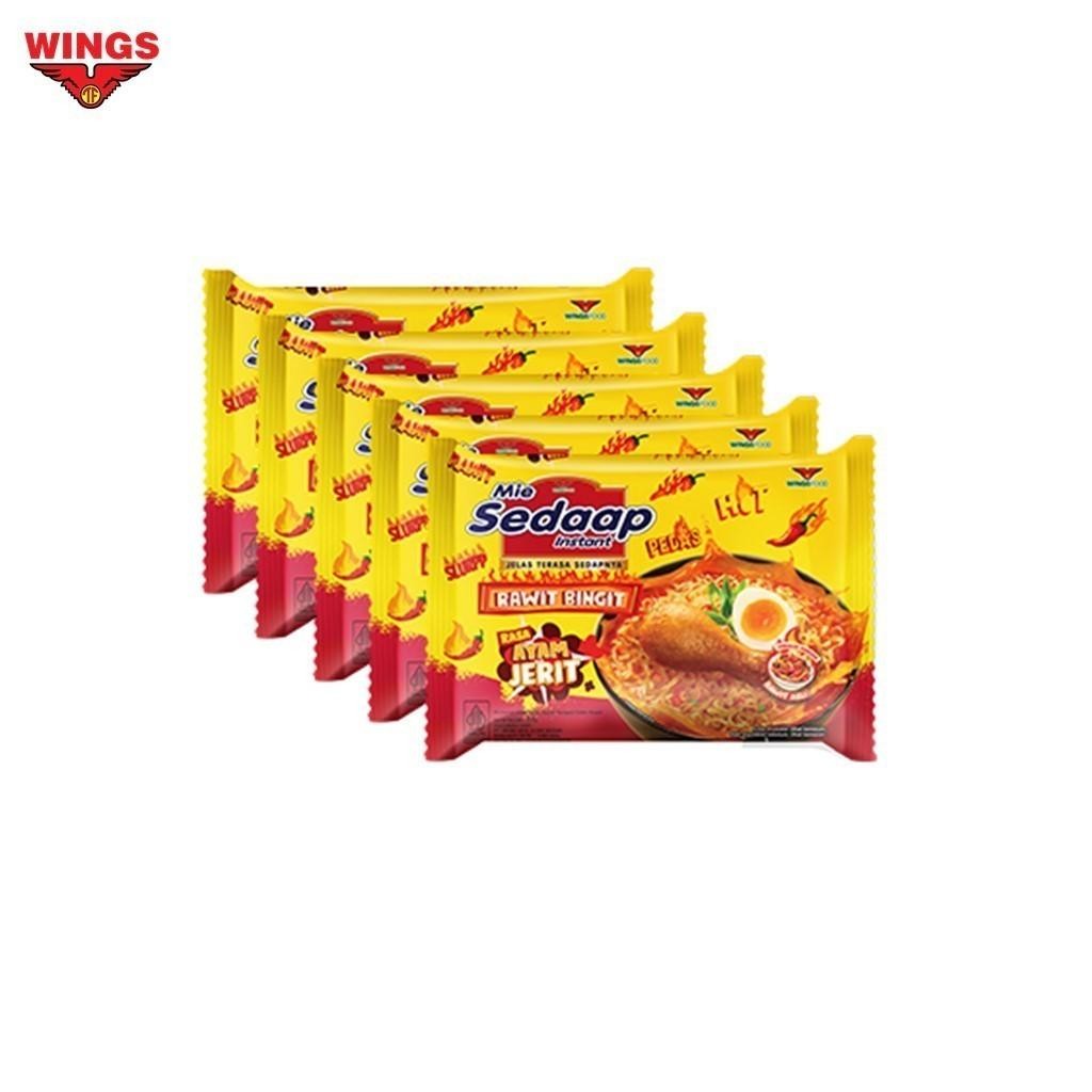 

Rkm Sedaap Mie Instan Ayam Jerit Pedas 77 Gr X5