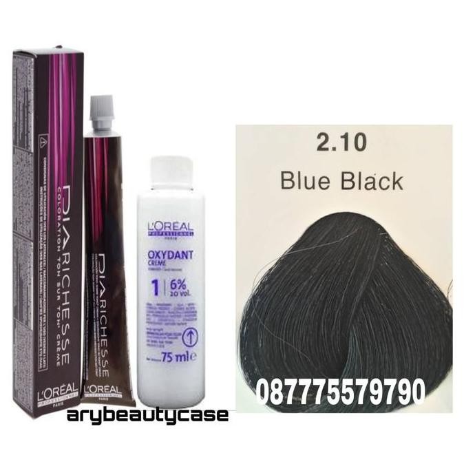 Loreal Diarichese 2.10 blue black/ pewarna rambut / Toning rambut
