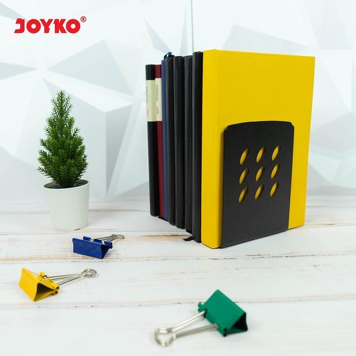 

EMS Joyko Book End BESI / Penyangga Sandaran Penahan Pembatas Buku Rak Kantor Meja