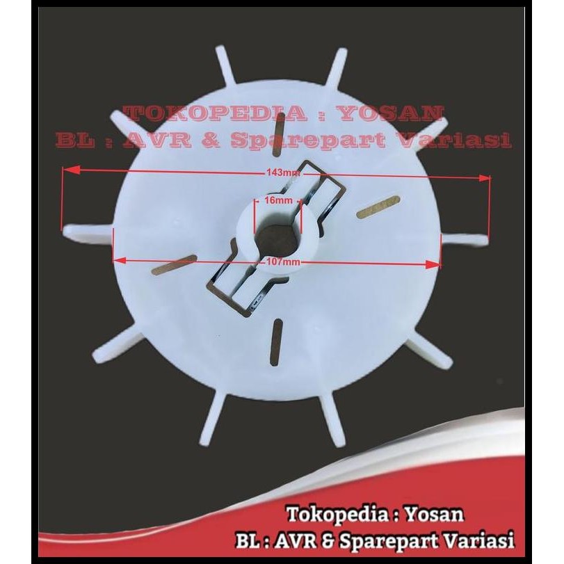 HOT DEAL KIPAS DINAMO KIPAS MOTOR KIPAS PENDINGIN EXTERNAL FAN DINAMO D80 