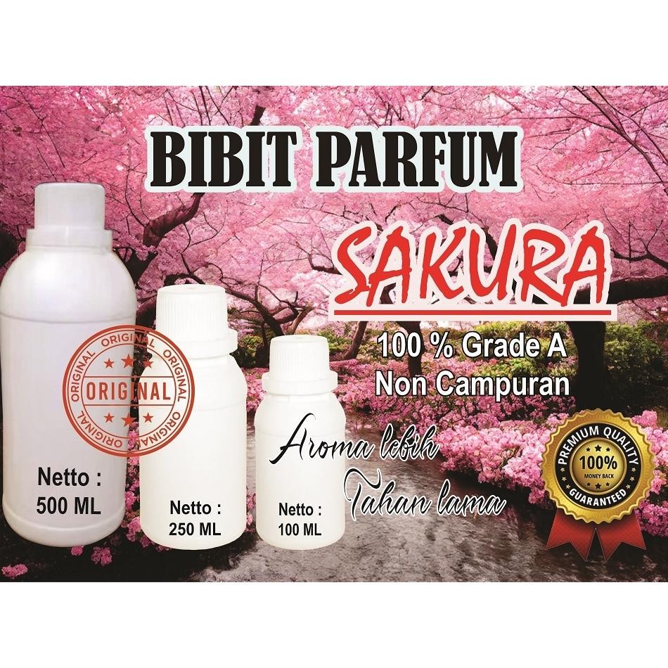 Premium Bibit Parfum Sakura / Bibit Sakura Original / Biang Parfum Laundry / Bibit Parfum Murni /500