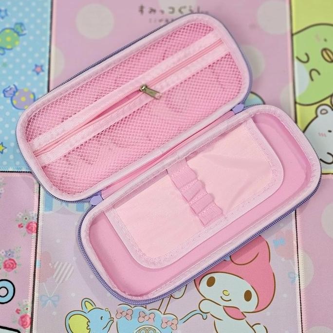 

Kotak Pensil Tempat Pensil 3D Hardcase Waterproof Sanrio Kuromi Melody Alat Sekolah New Stok