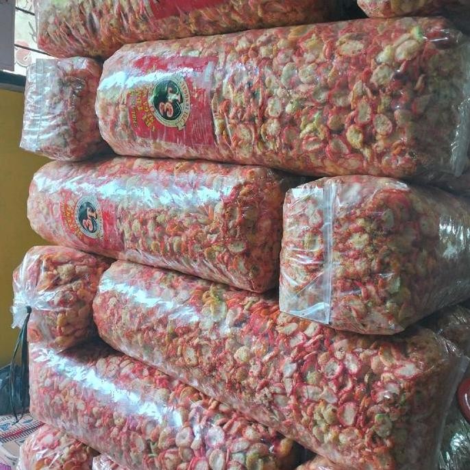 

kripik seblak kencur snack food 2.5kg Snacks Pedas Cemilan Keripik