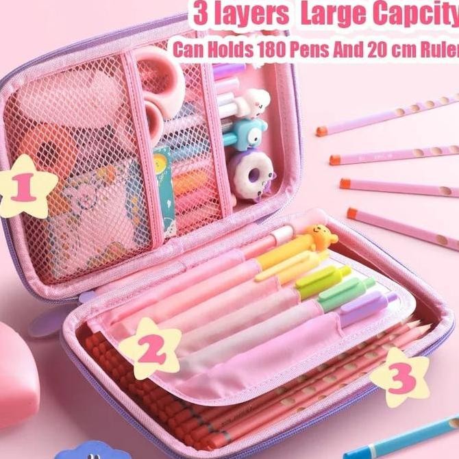 

Kotak Pensil 3D Large Unicorn Eva Anti Air Free Box Exclusive New Stok
