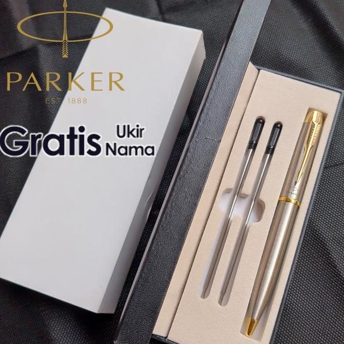 

Pulpen Giftsetbox Parker Twist Action Dengan 2 Refill Pulpen Gratis Grafir Nama Stationery New Stok